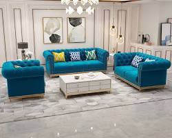 Luxury 3-Seater Sofa Set