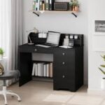 Compact Study Desk with Drawers